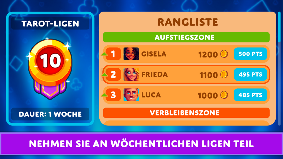 Unsere Cribbage-Ligen